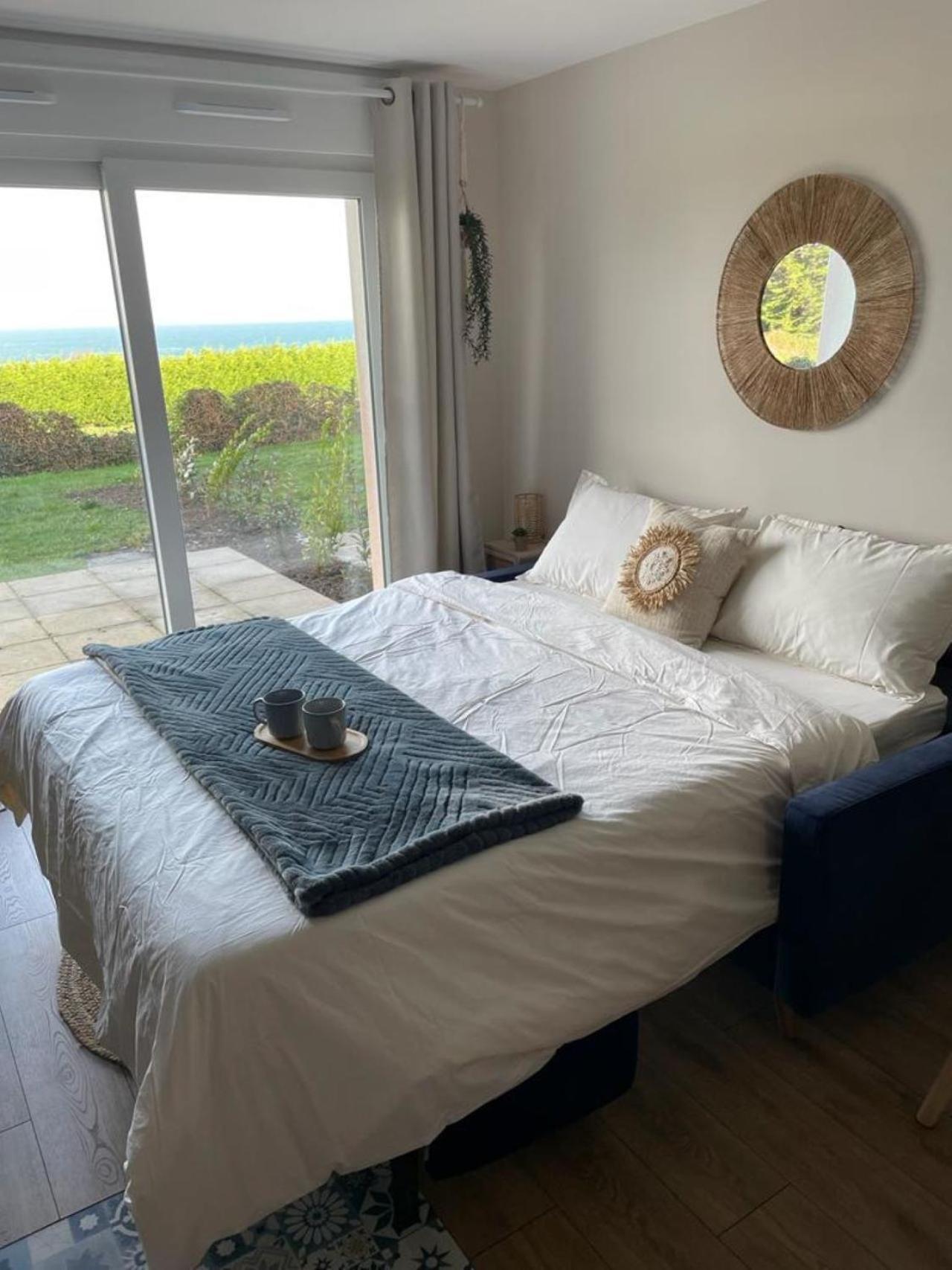 Bienvenue Au Studio L'Escale Bleue Avec Vue Mer Et Sur Le Cap Frehel Saint-Cast-le-Guildo Exteriér fotografie
